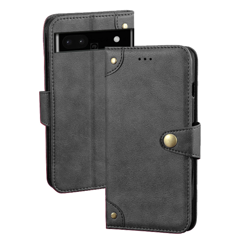 IDEWEI For Google Pixel 7a Shockproof Phone Case PU Leather Wallet Stand Cell Phone Cover IDEWEI For Google Pixel 7a Shockproof Phone Case PU Leather Wallet Stand Cell Phone Cover
